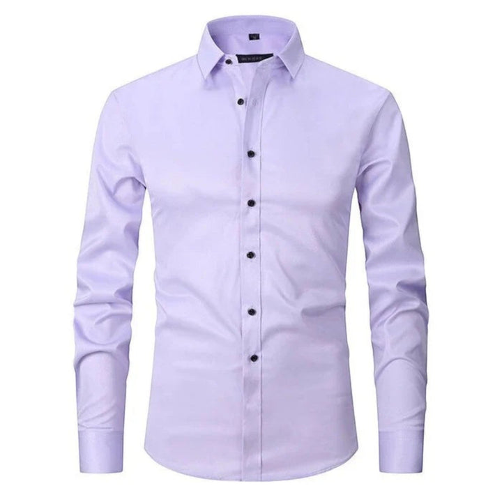 Camicia Uomo A Maniche Lunghe Elasticizzata | Casual