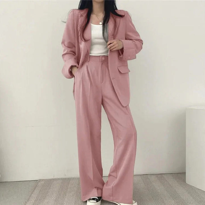 Yasmine | Completo Blazer Oversize Casual Da Donna