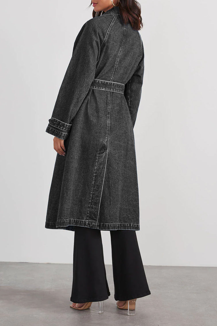 Jeans Trench Para Mujer | Largo