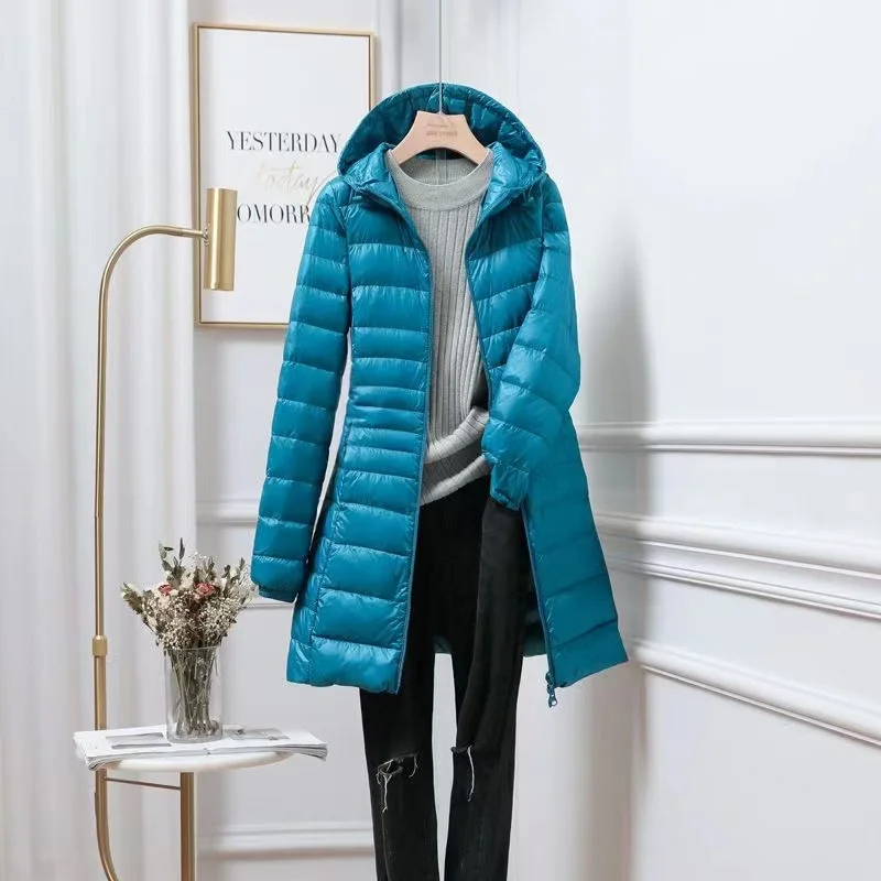 Piumino Con Cappuccio Da Donna | Lungo