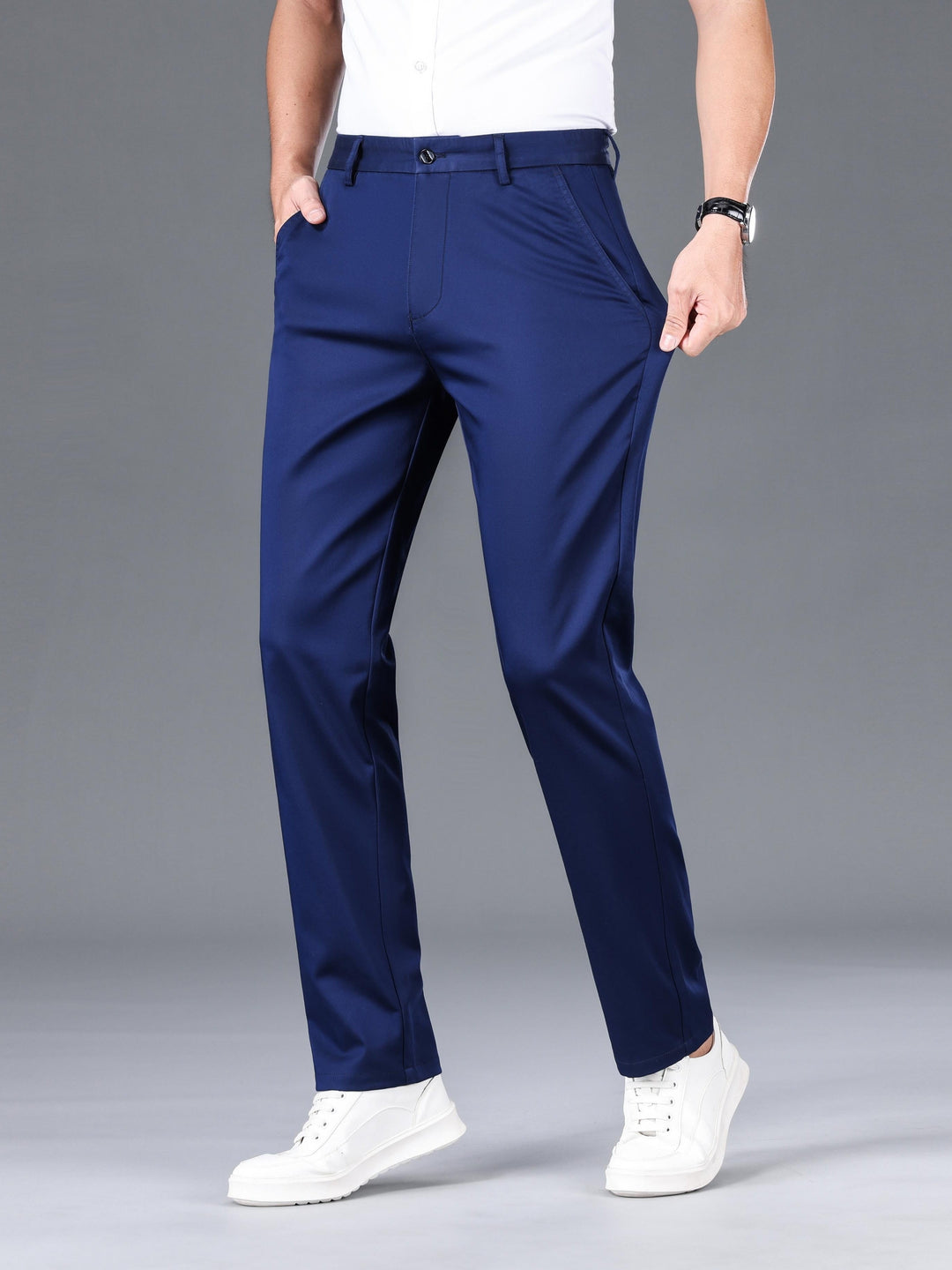 Pantalón ligeramente elástico para hombre | Formal