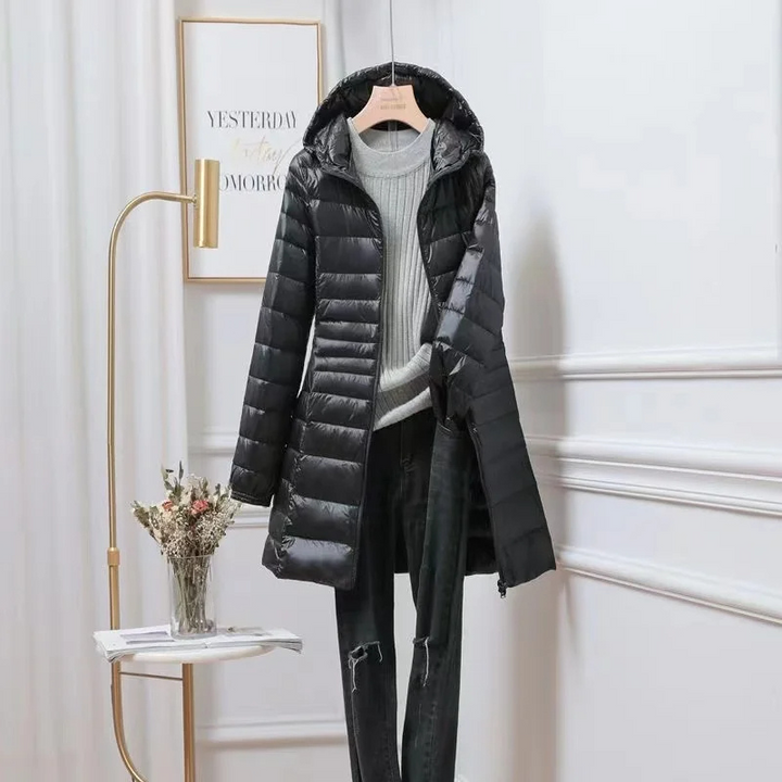Piumino Con Cappuccio Da Donna | Lungo