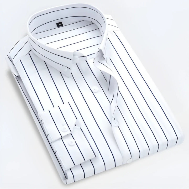 George | Camicia Casual A Righe Da Uomo | Manica Lunga