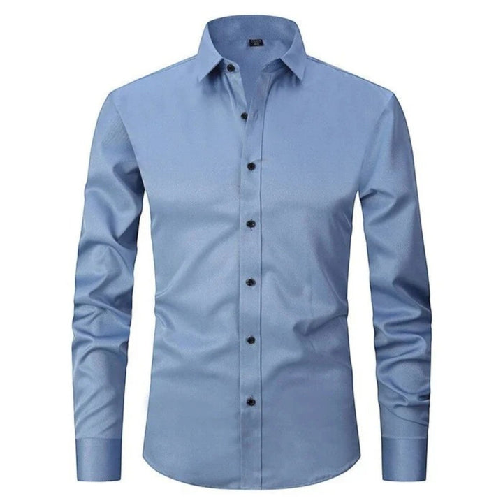 Camicia Uomo A Maniche Lunghe Elasticizzata | Casual