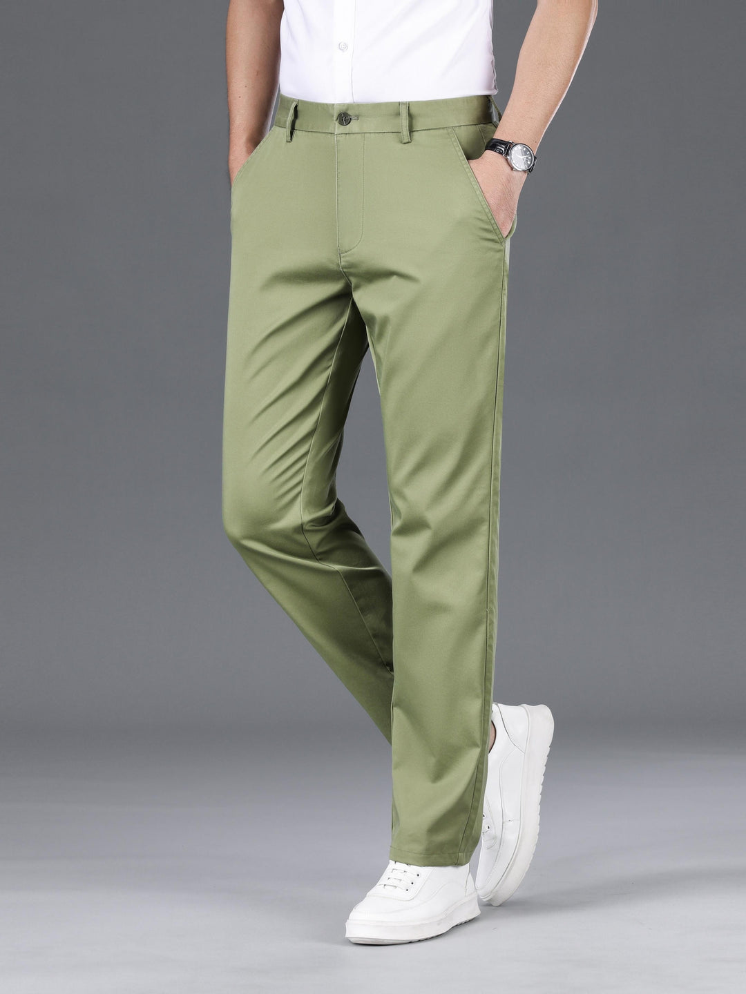 Pantalón ligeramente elástico para hombre | Formal