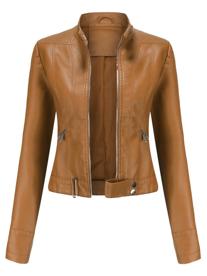 Manon | Elegante Giacca Da Motociclista Da Donna