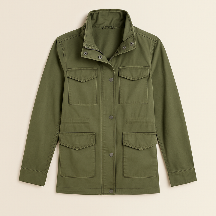 Amandine | Chaqueta Moderna Chic para Mujer | Multibolsillos