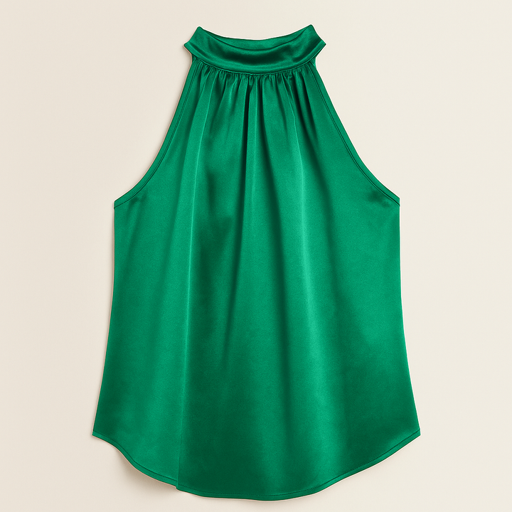 Amanda | Camicetta Estiva Con Collo Halter Per Donna | Senza Maniche