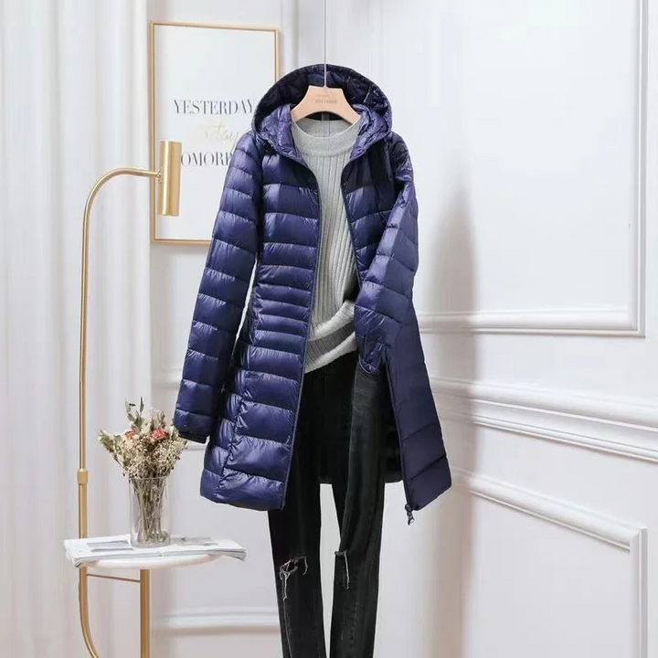 Piumino Con Cappuccio Da Donna | Lungo