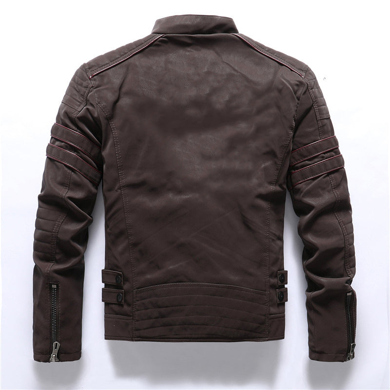 Chaqueta Biker Negra Para Hombre | Con Cremallera