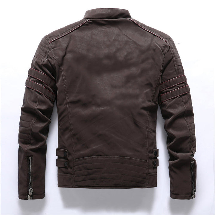 Chaqueta Biker Negra Para Hombre | Con Cremallera