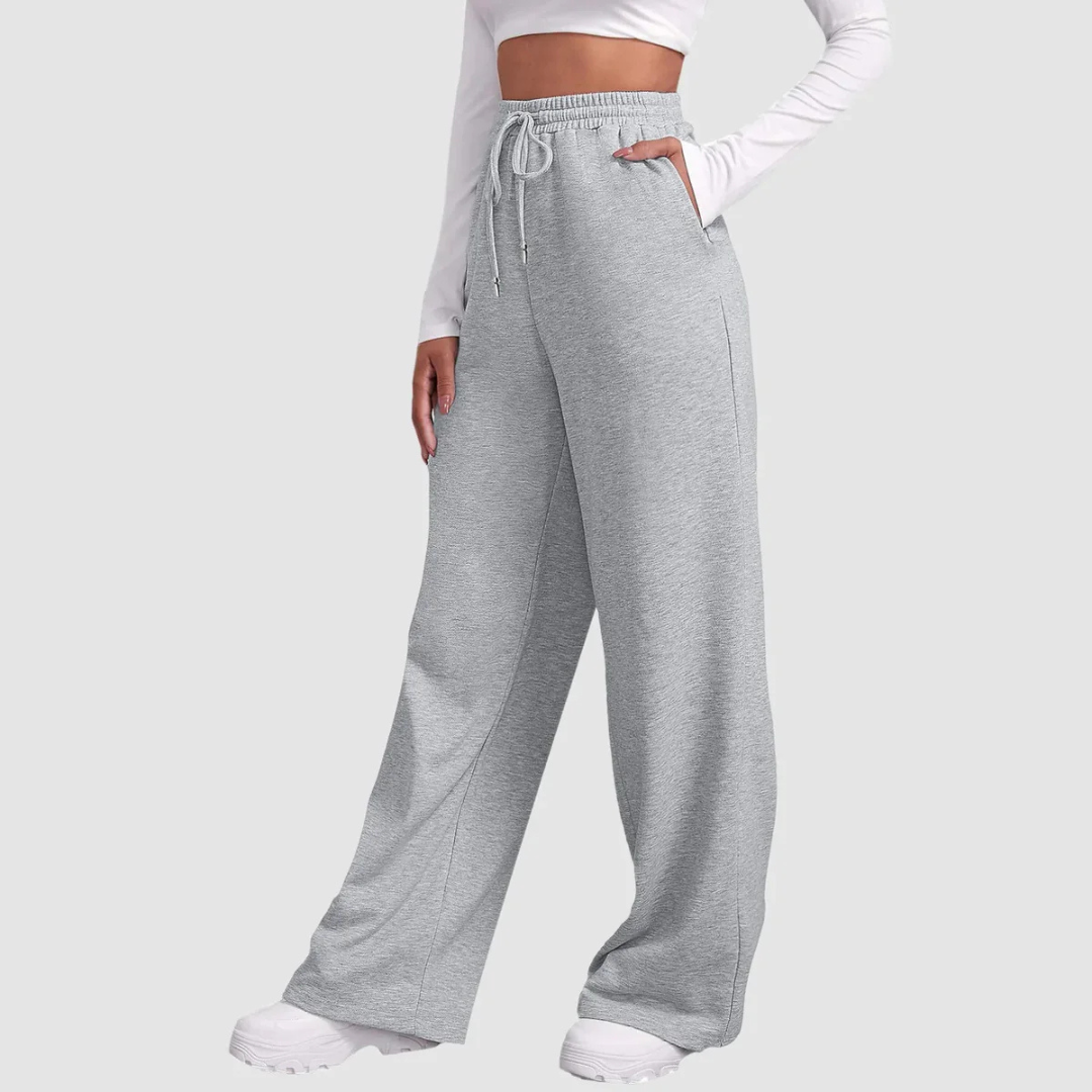 Pantalón Jogging De Cintura Alta Para Mujer | Ajuste Cómodo