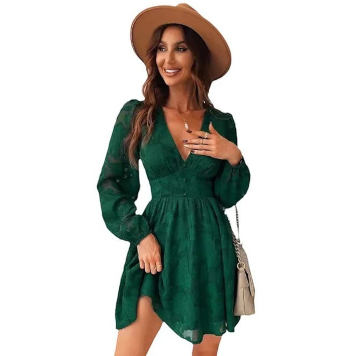 Vestito Estivo Con Scollo A V Stampato Per Donna | Mini