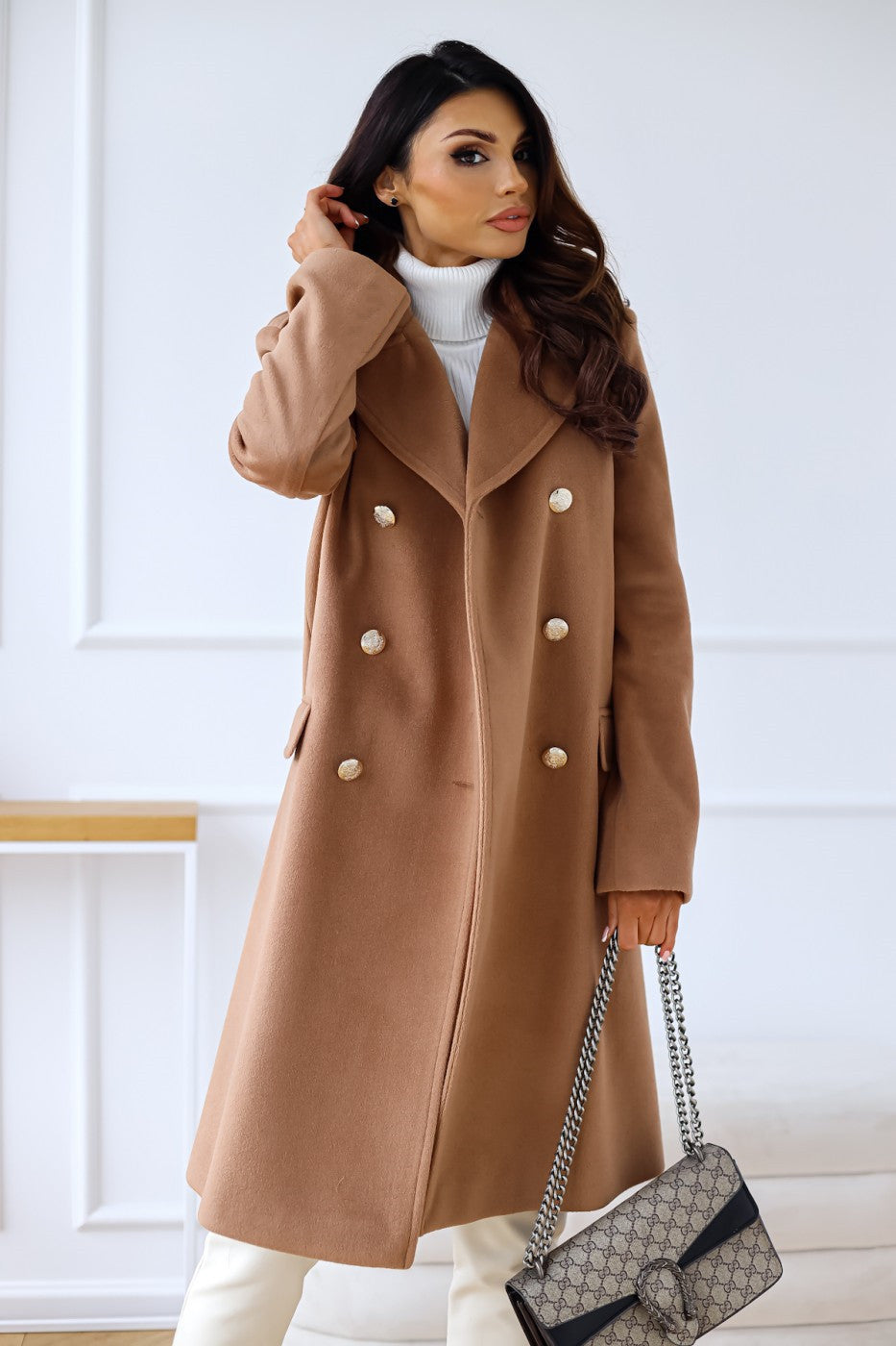 Trench Donna Con Colletto Rever | Inverno
