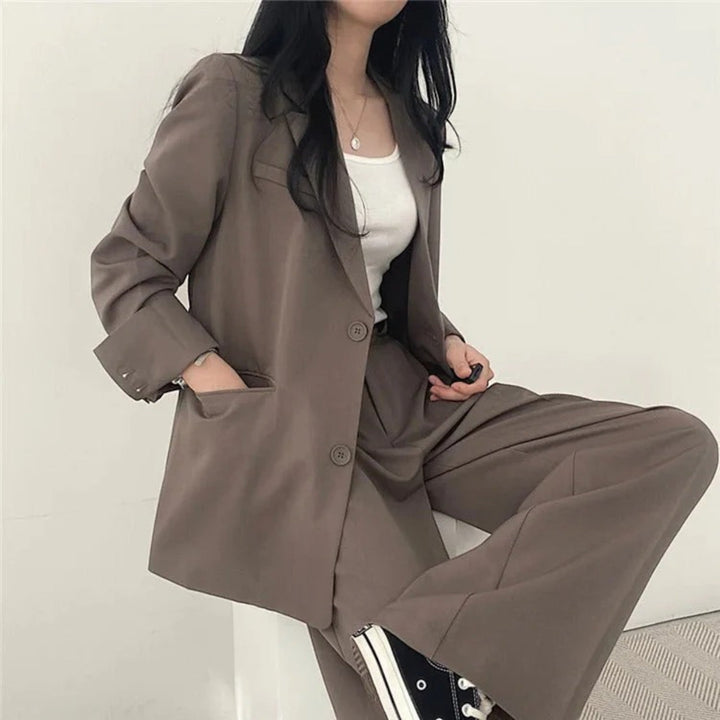 Yasmine | Completo Blazer Oversize Casual Da Donna