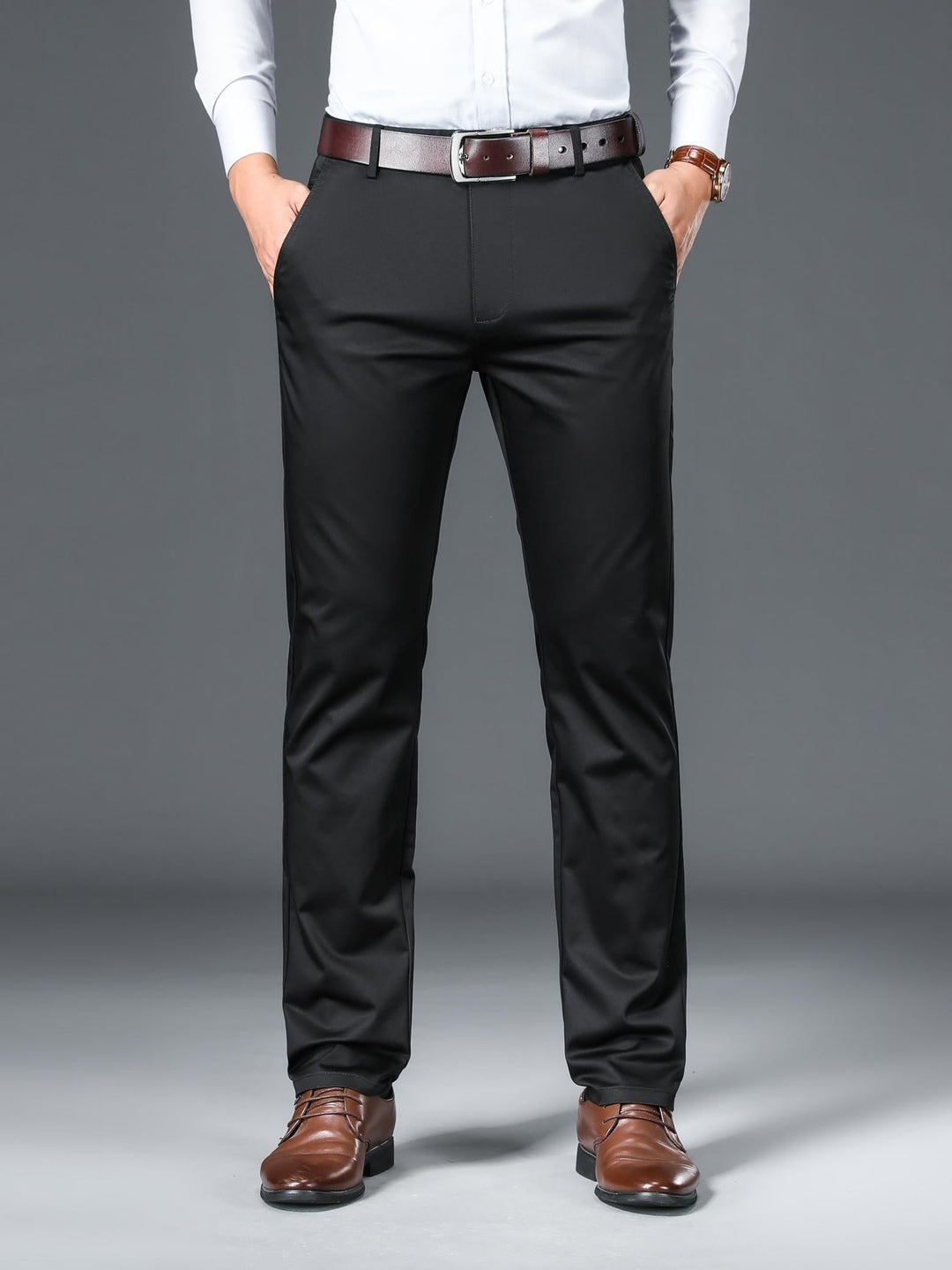 Pantalón ligeramente elástico para hombre | Formal