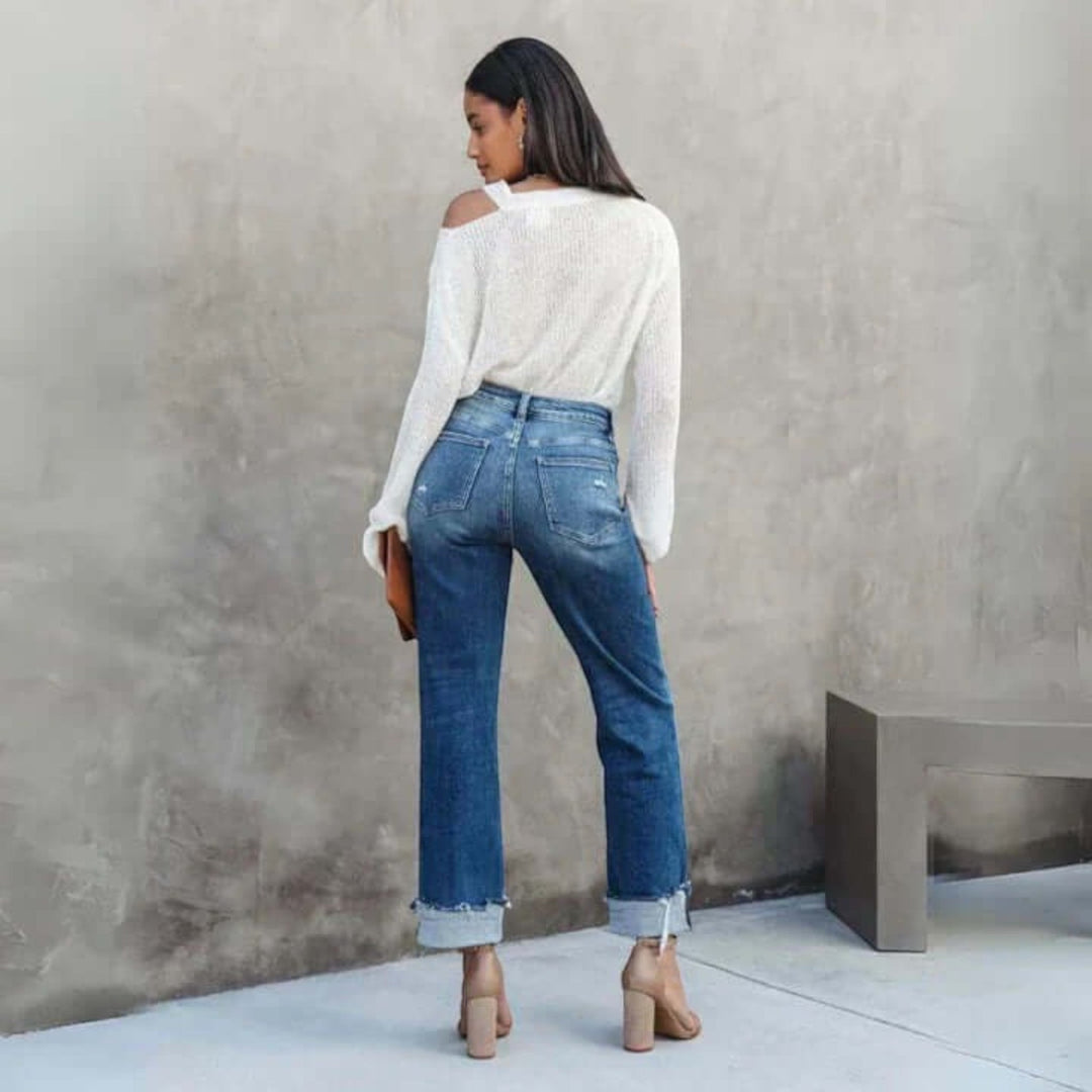 Anaëlle | Jeans de moda para mujer | Cintura alta
