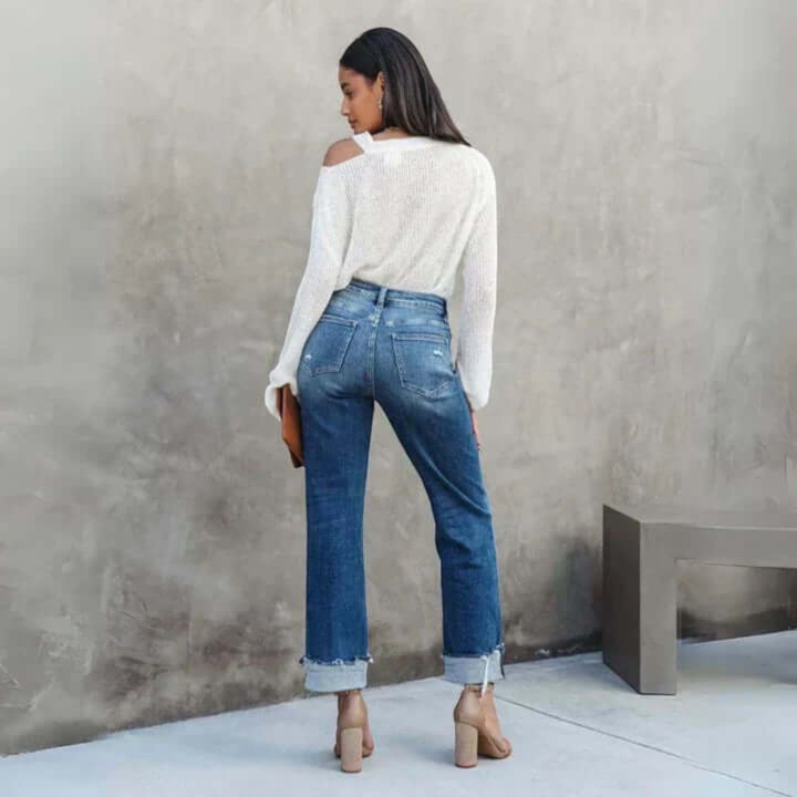 Anaëlle | Jeans de moda para mujer | Cintura alta