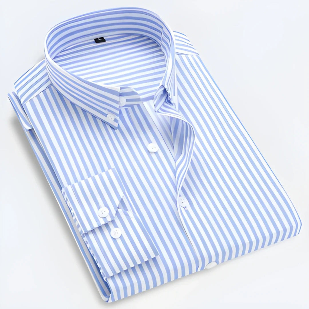 George | Camicia Casual A Righe Da Uomo | Manica Lunga