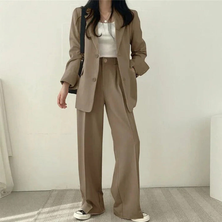 Yasmine | Completo Blazer Oversize Casual Da Donna