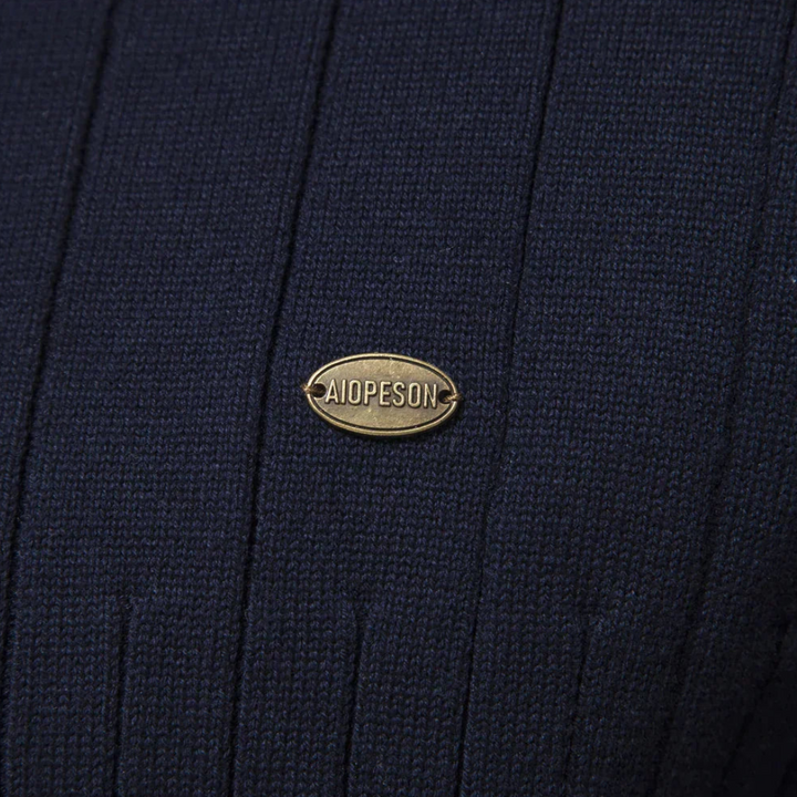 Maglione Lavorato A Maglia Da Uomo Con Mezza Zip | Invernale