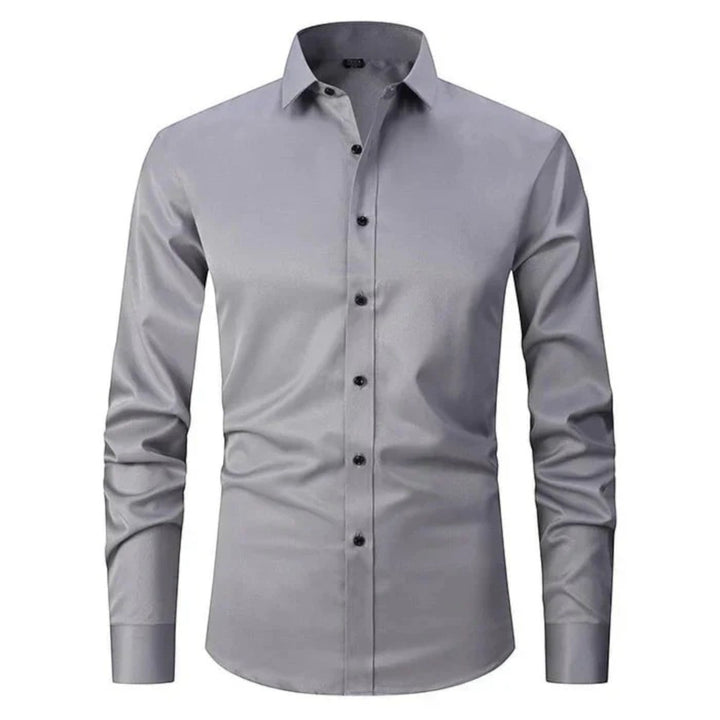 Camicia Uomo A Maniche Lunghe Elasticizzata | Casual