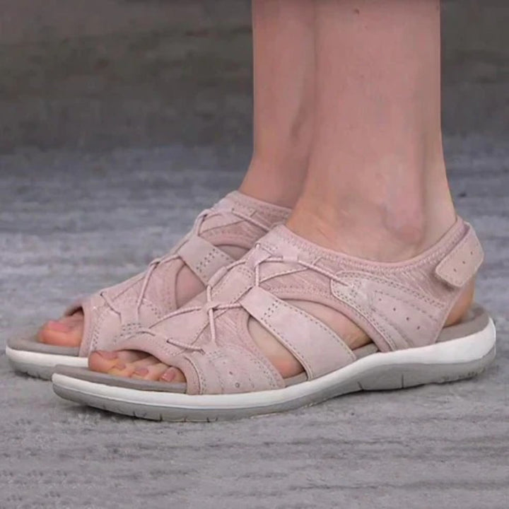 Comodi Sandali Piatti Da Donna | Con Cinturino Posteriore