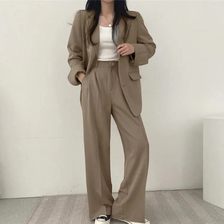 Yasmine | Completo Blazer Oversize Casual Da Donna