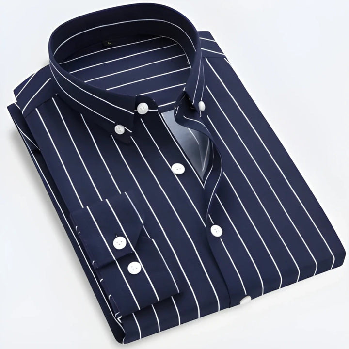 George | Camicia Casual A Righe Da Uomo | Manica Lunga