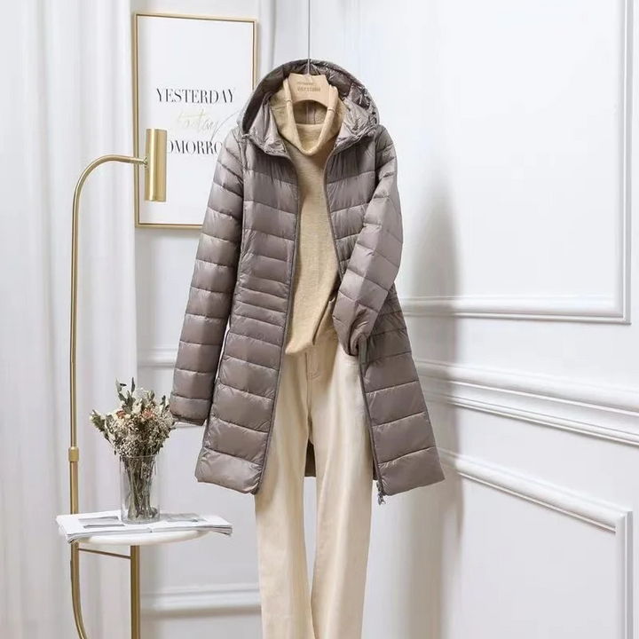 Piumino Con Cappuccio Da Donna | Lungo