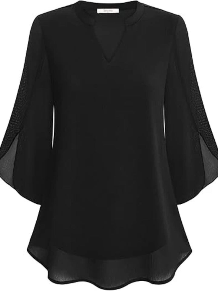 Aurora | Elegante Blusa De Verano Con Escote En V Para Mujer
