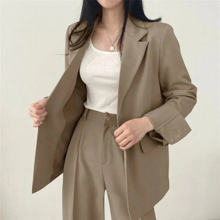 Yasmine | Completo Blazer Oversize Casual Da Donna