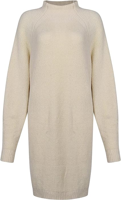 Abito In Maglia Con Collo Alto Donna | Invernale