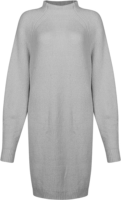 Abito In Maglia Con Collo Alto Donna | Invernale