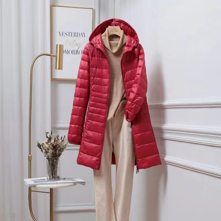 Piumino Con Cappuccio Da Donna | Lungo
