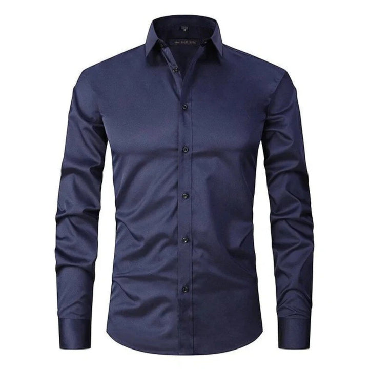 Camicia Uomo A Maniche Lunghe Elasticizzata | Casual