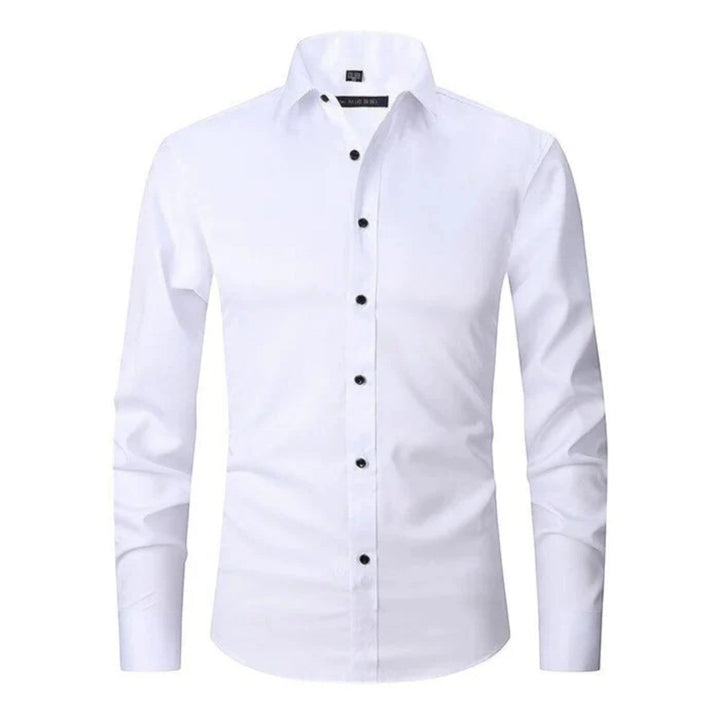 Camicia Uomo A Maniche Lunghe Elasticizzata | Casual