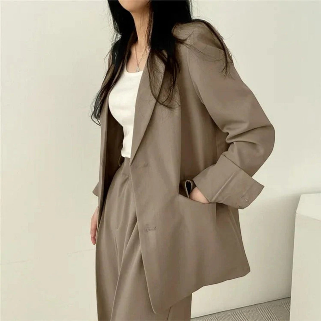 Yasmine | Completo Blazer Oversize Casual Da Donna