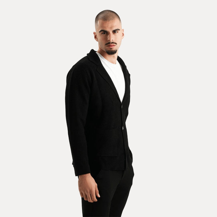 Cardigan Da Uomo Con Bottoni E Tasca | Manica Lunga