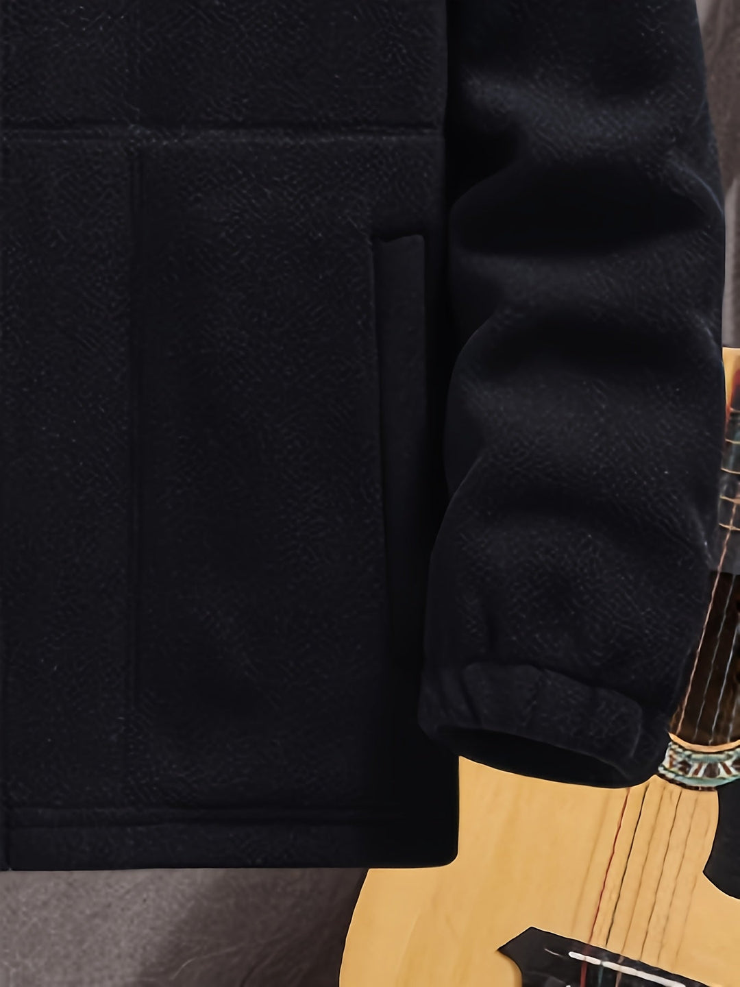 Chaqueta de forro polar para hombre de exterior | Con cuello