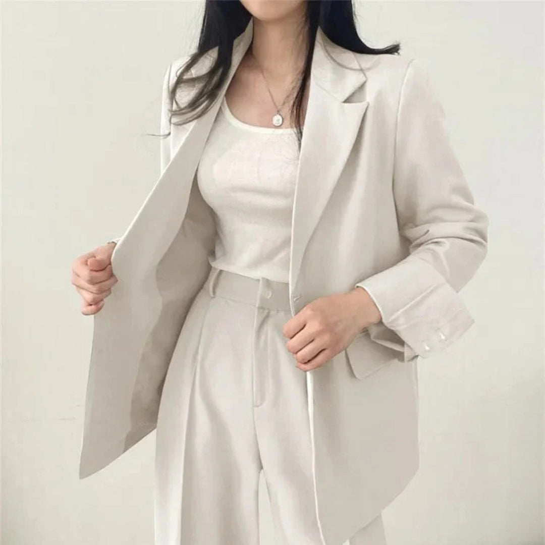 Yasmine | Completo Blazer Oversize Casual Da Donna