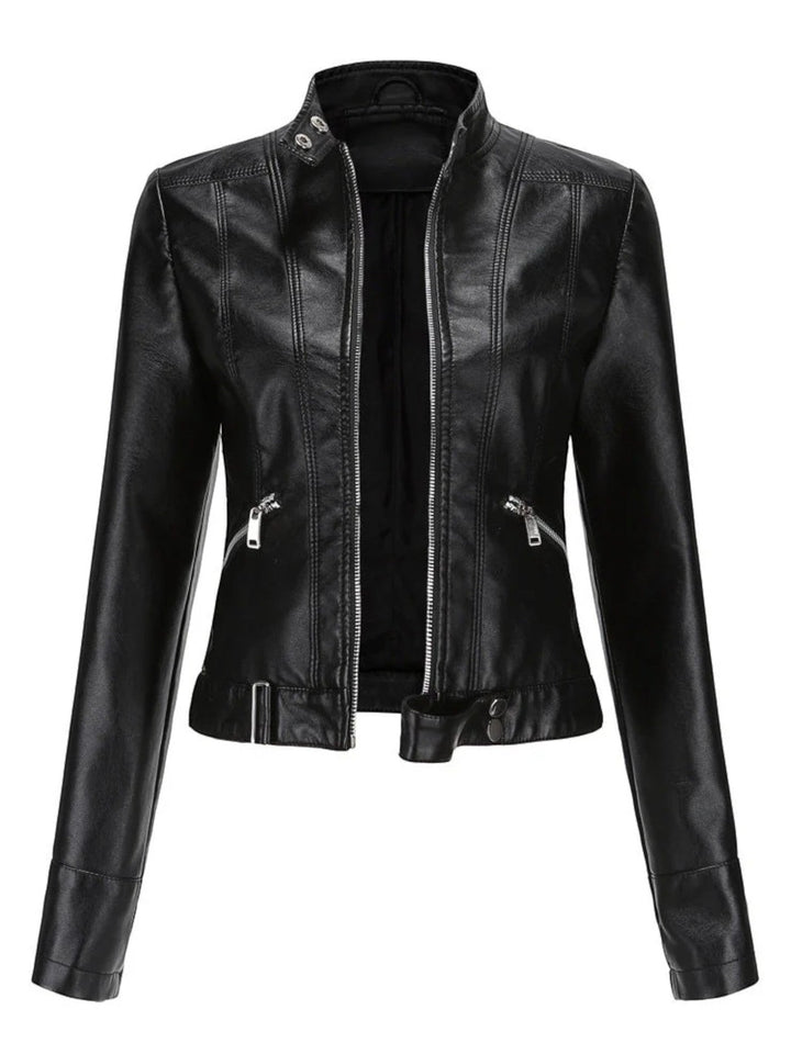 Manon | Elegante Giacca Da Motociclista Da Donna