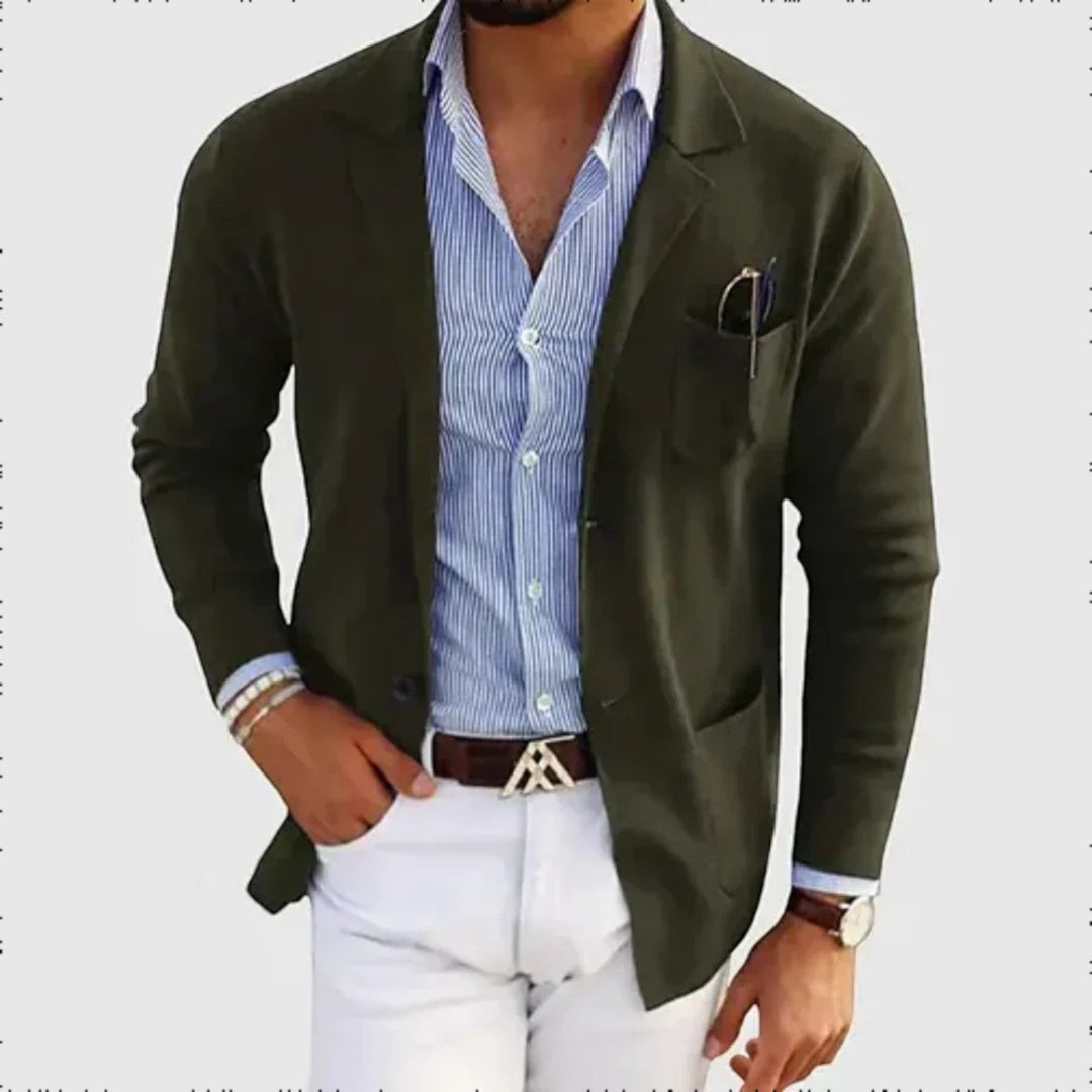 Blazer Casual Da Uomo | Con Tasche