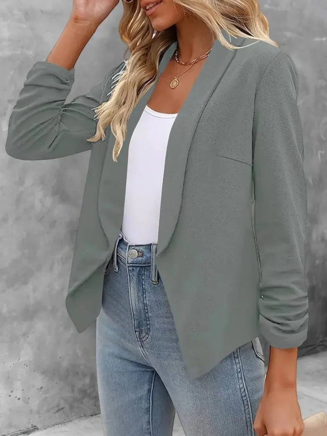 Amanda | Elegante Blazer Abierto Por Delante Para Mujer | Verano