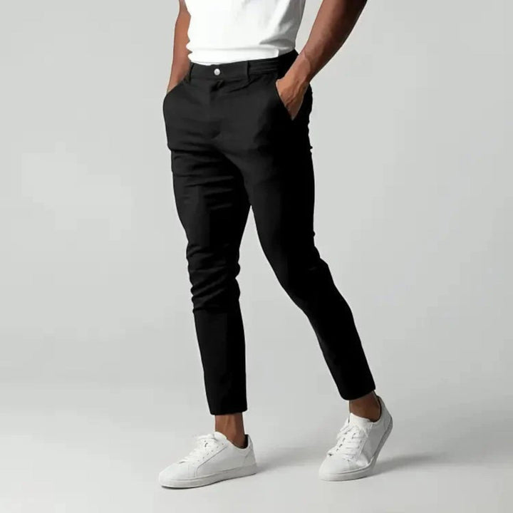 Pantaloni Chino Elasticizzati Slim Fit Da Uomo