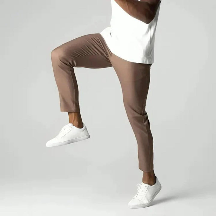 Pantaloni Chino Elasticizzati Slim Fit Da Uomo