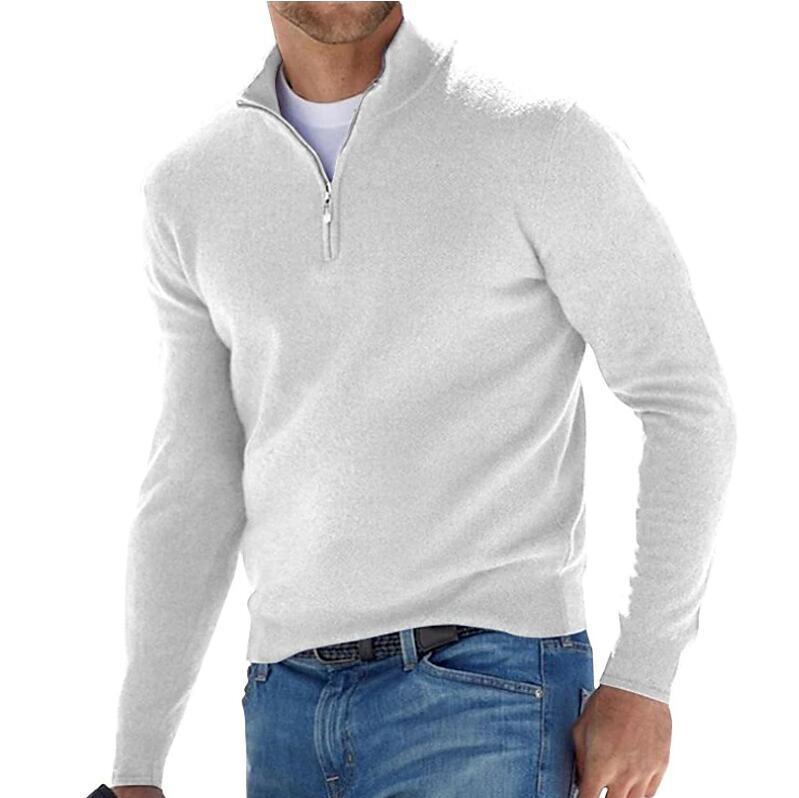 Maglione Da Uomo Manica Lunga | Mezza Zip