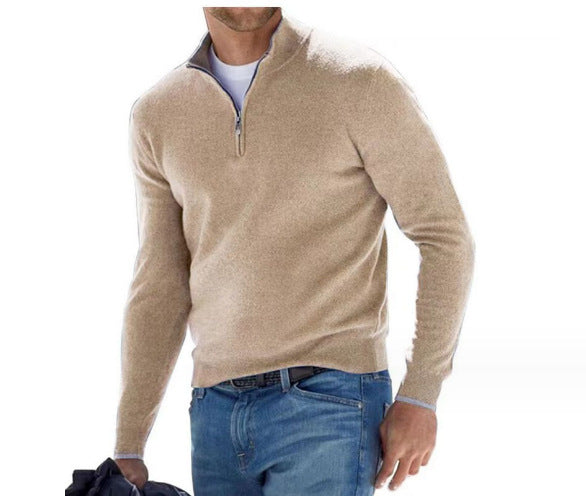 Maglione Da Uomo Manica Lunga | Mezza Zip