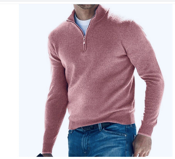Maglione Da Uomo Manica Lunga | Mezza Zip