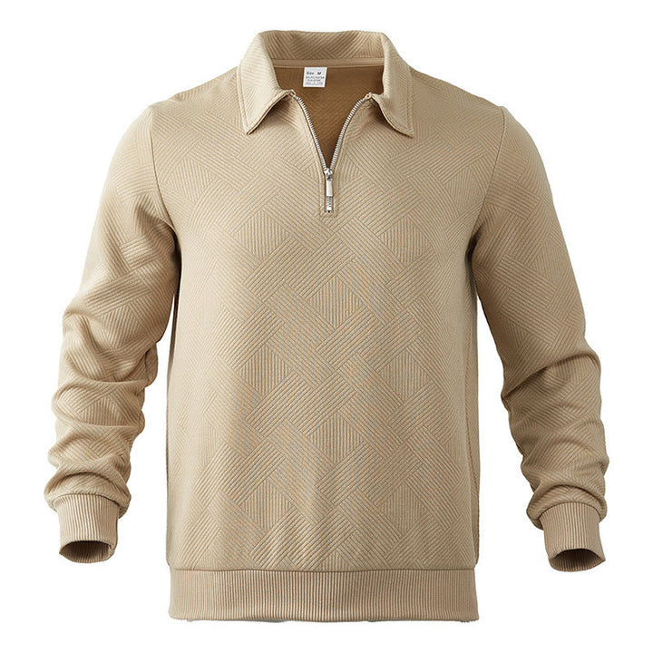 Maglione Polo Invernale Da Uomo | Mezza Zip